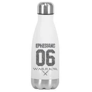 Ephesians 6 Warrior & Armor Of God Stainless Steel Insulated Water Bottle