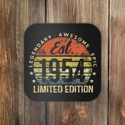 Edition 70th Birthday Vintage 70 Year Old Coaster