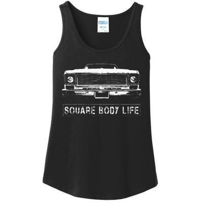 Early 70s Square Body Squarebody Truck Ladies Essential Tank