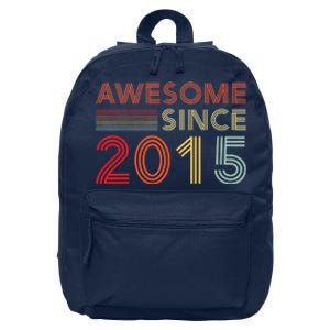 Eight 8yr BDay Son Boy Funny 2015 8th 8 Year Old Birthday 16 in Basic Backpack