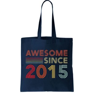 Eight 8yr BDay Son Boy Funny 2015 8th 8 Year Old Birthday Tote Bag