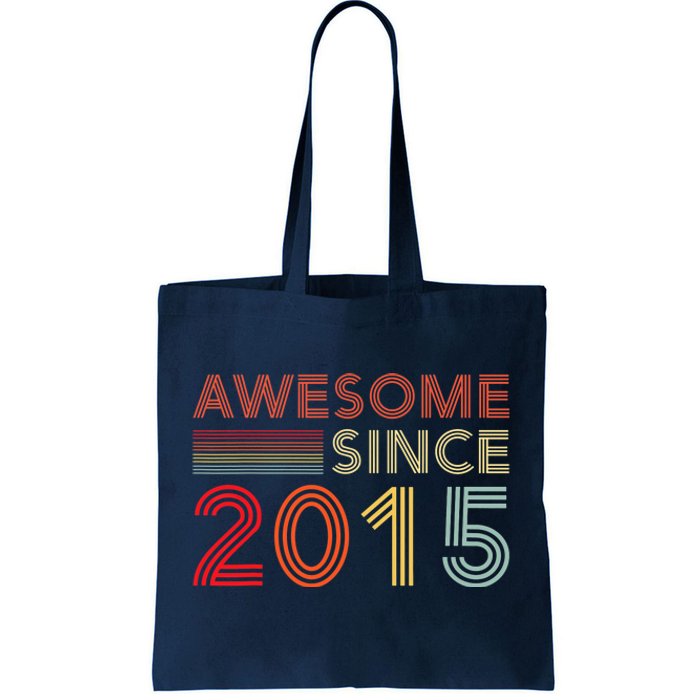 Eight 8yr BDay Son Boy Funny 2015 8th 8 Year Old Birthday Tote Bag