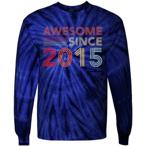 Eight 8yr BDay Son Boy Funny 2015 8th 8 Year Old Birthday Tie-Dye Long Sleeve Shirt