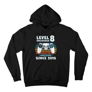 Eight 8yr BDay Son Funny Gamer 8th 8 Year Old Birthday Hoodie