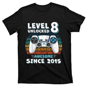 Eight 8yr BDay Son Funny Gamer 8th 8 Year Old Birthday T-Shirt