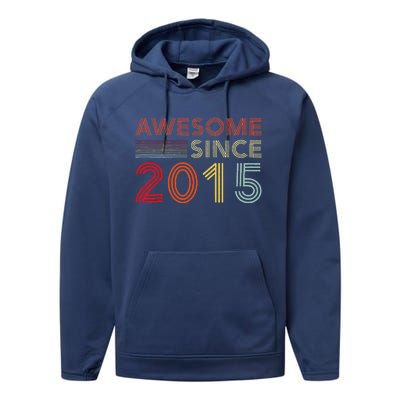 Eight 8yr BDay Son Funny 2015 8th 8 Year Old Birthday Performance Fleece Hoodie