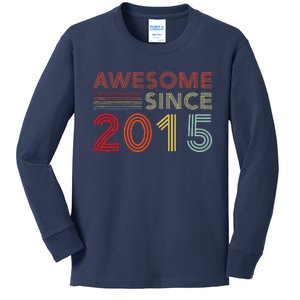 Eight 8yr BDay Son Funny 2015 8th 8 Year Old Birthday Kids Long Sleeve Shirt