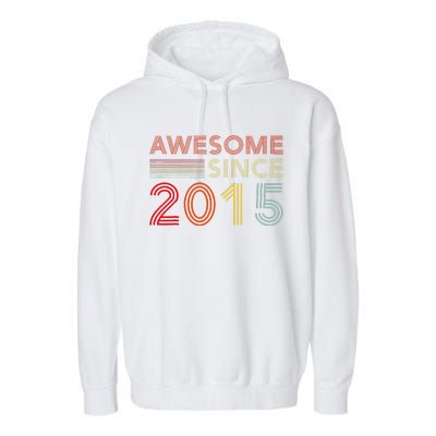 Eight 8yr BDay Son Funny 2015 8th 8 Year Old Birthday Garment-Dyed Fleece Hoodie