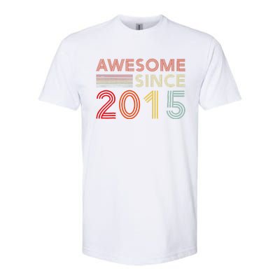 Eight 8yr BDay Son Funny 2015 8th 8 Year Old Birthday Softstyle® CVC T-Shirt