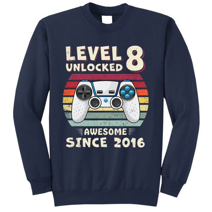 Eight 8th Birthday Decoration Boy 8yr 8 Year Old Birthday Sweatshirt