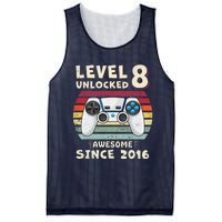 Eight 8th Birthday Decoration Boy 8yr 8 Year Old Birthday Mesh Reversible Basketball Jersey Tank