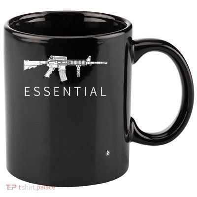 Essential Ar 15 Assualt Rifle 11oz C Handle Ceramic Mug