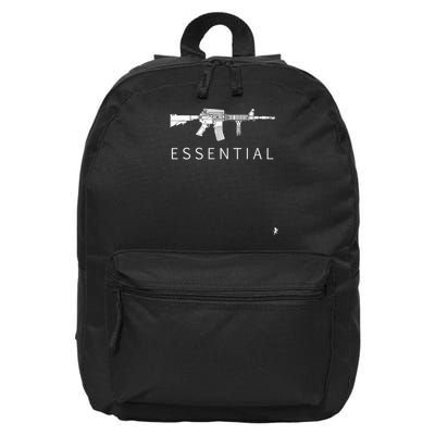 Essential Ar 15 Assualt Rifle 16 in Basic Backpack
