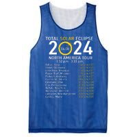 Eclipse April 8 2024 Path Of The Eclipse Mesh Reversible Basketball Jersey Tank