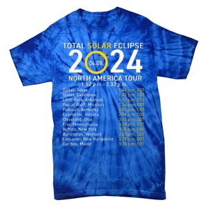 Eclipse April 8 2024 Path Of The Eclipse Tie-Dye T-Shirt