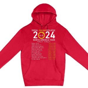 Eclipse April 8 2024 Path Of The Eclipse Premium Pullover Hoodie