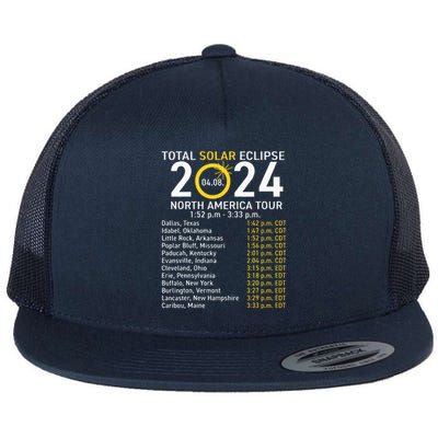 Eclipse April 8 2024 Path Of The Eclipse Flat Bill Trucker Hat