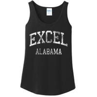 Excel Alabama Al Vintage Athletic Sports Design Ladies Essential Tank