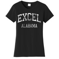 Excel Alabama Al Vintage Athletic Sports Design Women's T-Shirt