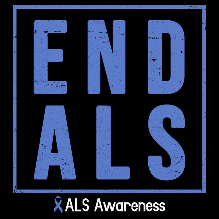 End Als Awareness Ribbon Bag