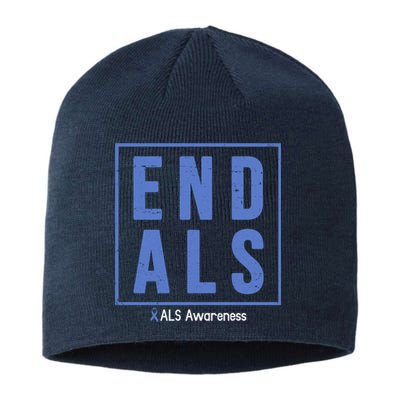 End Als Awareness Ribbon Sustainable Beanie