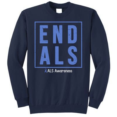 End Als Awareness Ribbon Tall Sweatshirt