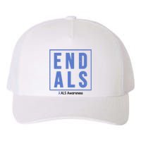 End Als Awareness Ribbon Yupoong Adult 5-Panel Trucker Hat