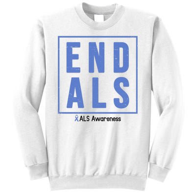 End Als Awareness Ribbon Sweatshirt