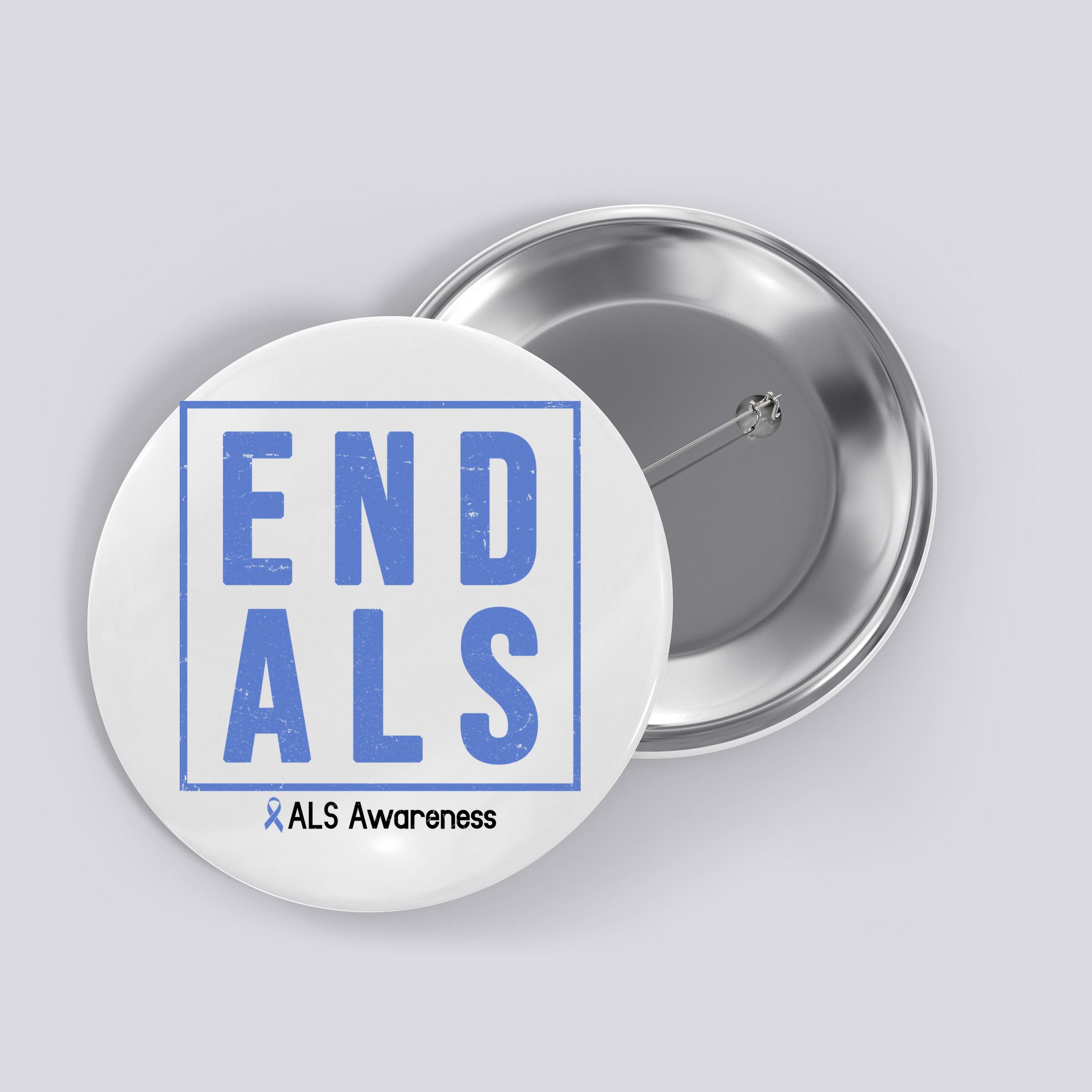 End Als Awareness Ribbon Button