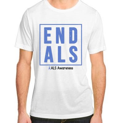 End Als Awareness Ribbon Adult ChromaSoft Performance T-Shirt