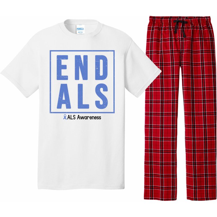 End Als Awareness Ribbon Pajama Set