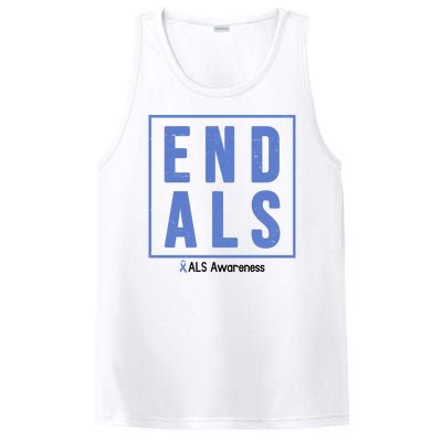 End Als Awareness Ribbon PosiCharge Competitor Tank