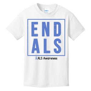 End Als Awareness Ribbon Kids T-Shirt