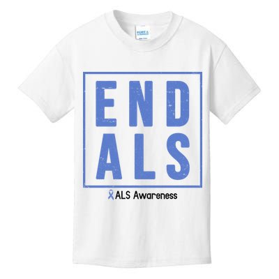 End Als Awareness Ribbon Kids T-Shirt