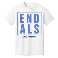 End Als Awareness Ribbon Kids T-Shirt