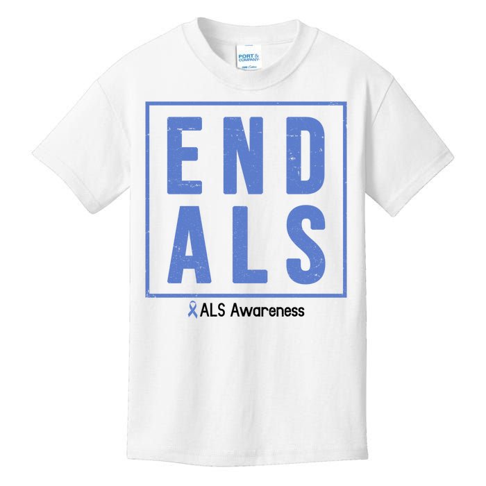 End Als Awareness Ribbon Kids T-Shirt