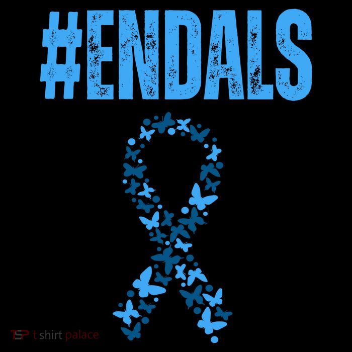 End Als Awareness Support Butterfly Ribbon 16 in Basic Backpack