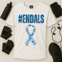 End Als Awareness Support Butterfly Ribbon Performance Shirt