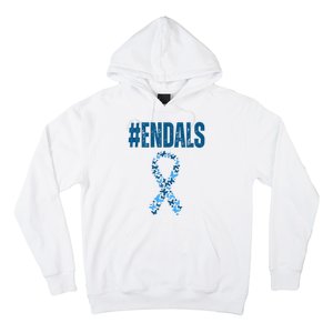 End Als Awareness Support Butterfly Ribbon Hoodie