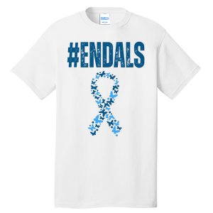 End Als Awareness Support Butterfly Ribbon Tall T-Shirt