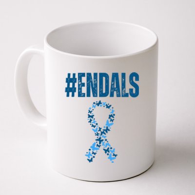 End Als Awareness Support Butterfly Ribbon Coffee Mug