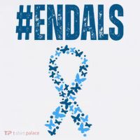 End Als Awareness Support Butterfly Ribbon Flatbill Hat