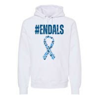 End Als Awareness Support Butterfly Ribbon Premium Hoodie