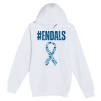 End Als Awareness Support Butterfly Ribbon Premium Pullover Hoodie