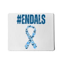 End Als Awareness Support Butterfly Ribbon Mousepad