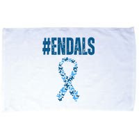 End Als Awareness Support Butterfly Ribbon Microfiber Hand Towel