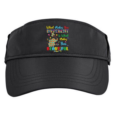 Elephant Autism Awareness Autistic For Mom Dads Wo Adult Drive Performance Visor