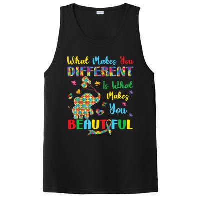 Elephant Autism Awareness Autistic For Mom Dads Wo PosiCharge Competitor Tank