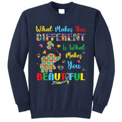 Elephant Autism Awareness Autistic For Mom Dads Wo Sweatshirt