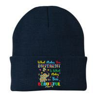 Elephant Autism Awareness Autistic For Mom Dads Wo Knit Cap Winter Beanie